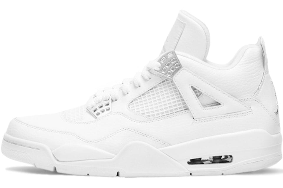 AJ4 White Metallic