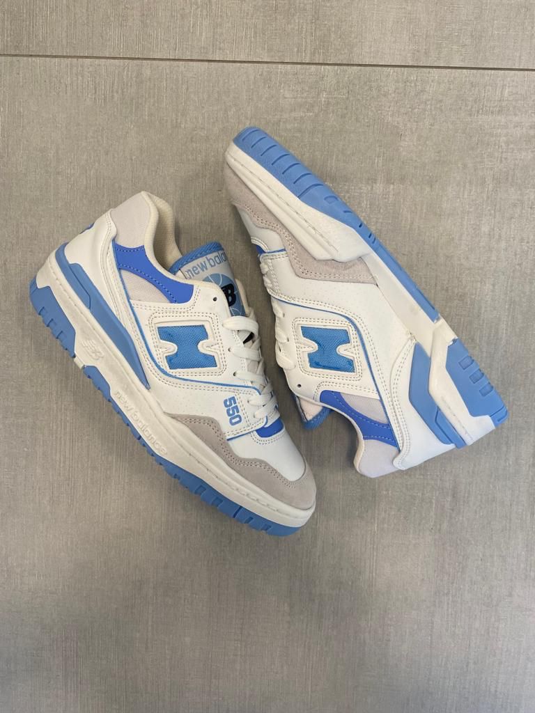 NB 550 white Blue