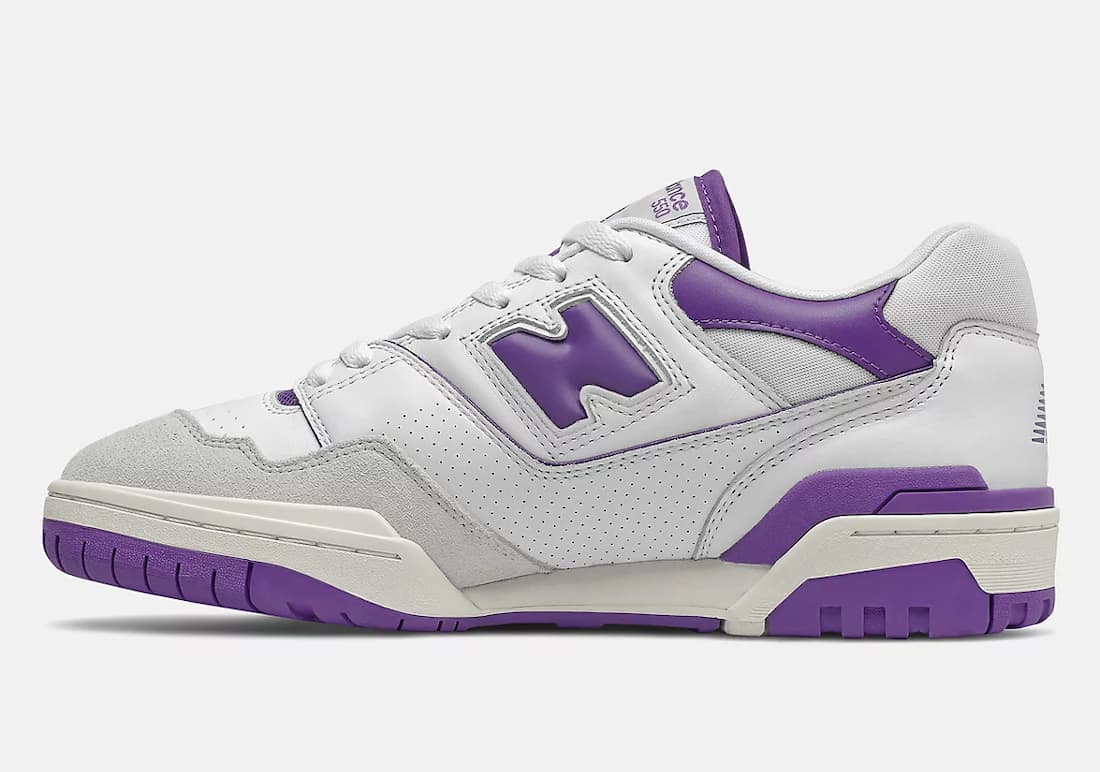 NB 550 White Purple